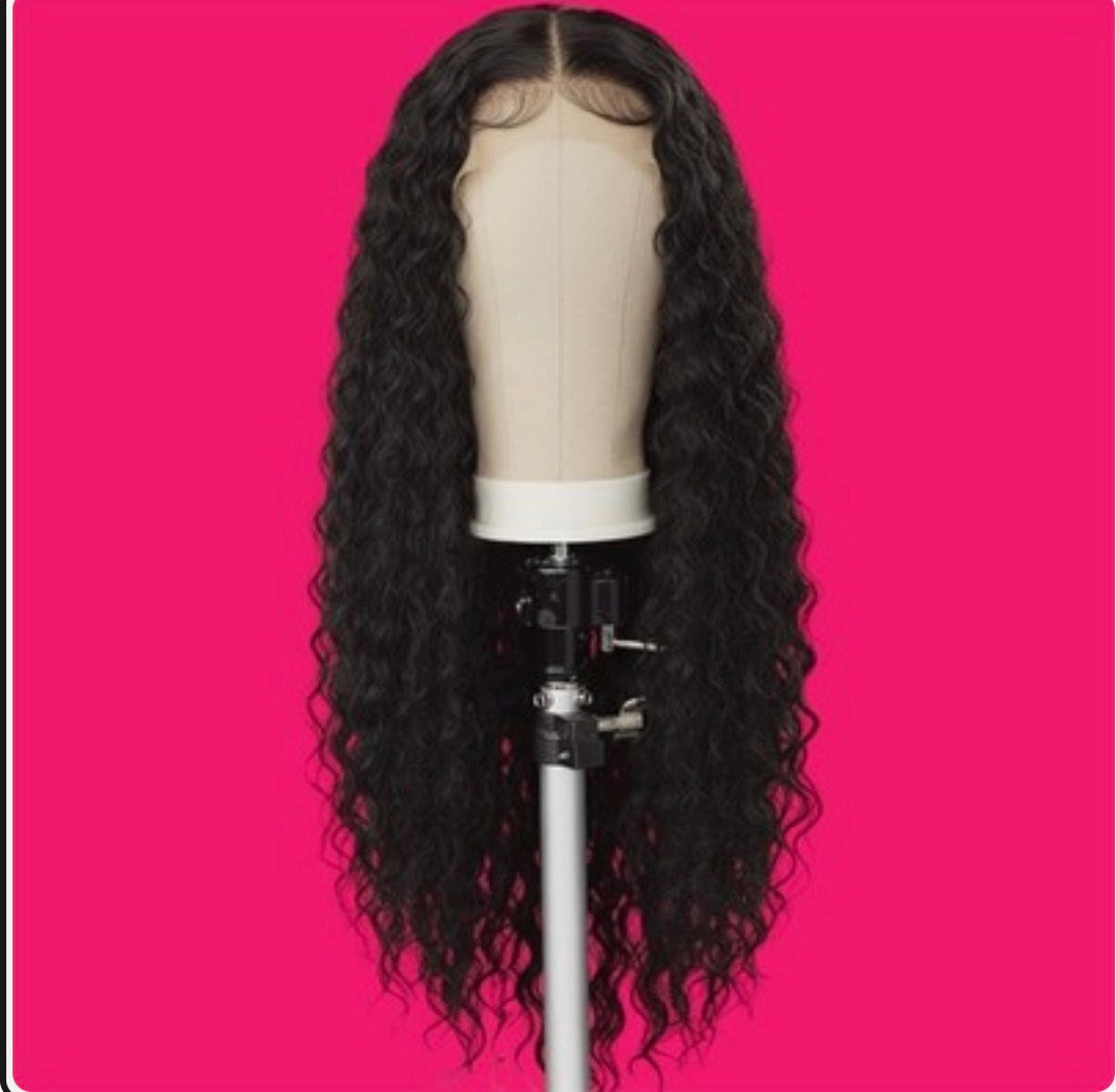 SENSATIONNEL Butta Lace Wig - HUMAN HAIR BLEND HD LACE Curly Pre Plucked 24 in