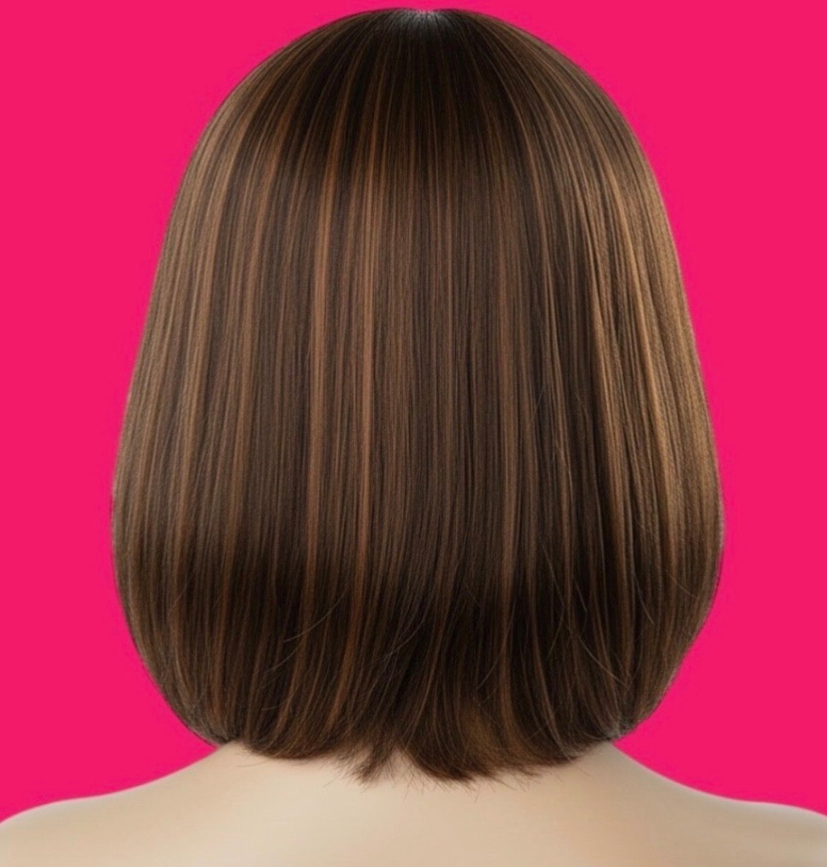 SENSATIONNEL Butta Lace Wig - HUMAN HAIR BLEND HD LACE Deep Parting Bob 10 inches