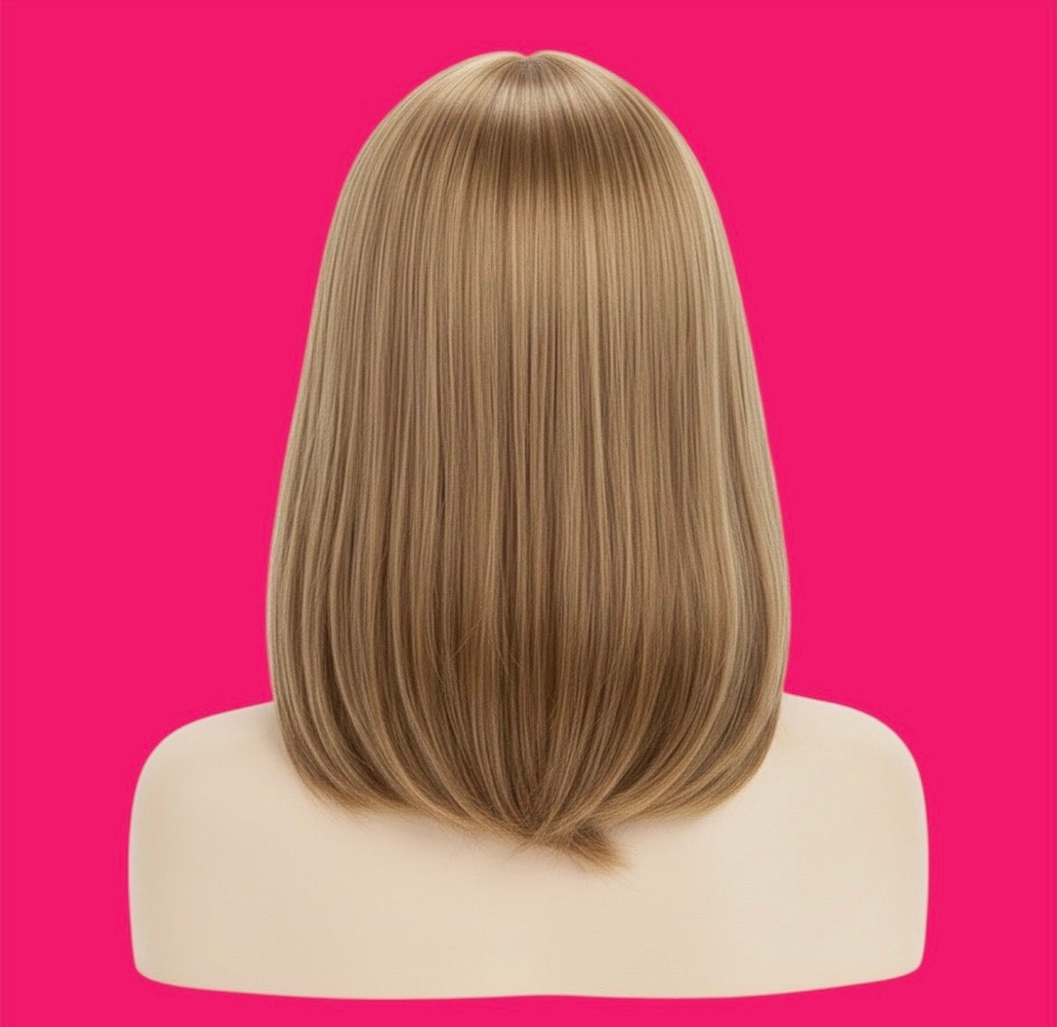 Shake-N-Go Snatched Ombré Honey Blonde Bob Wig HUMAN HAIR BLEND - PRIYA 16 inches