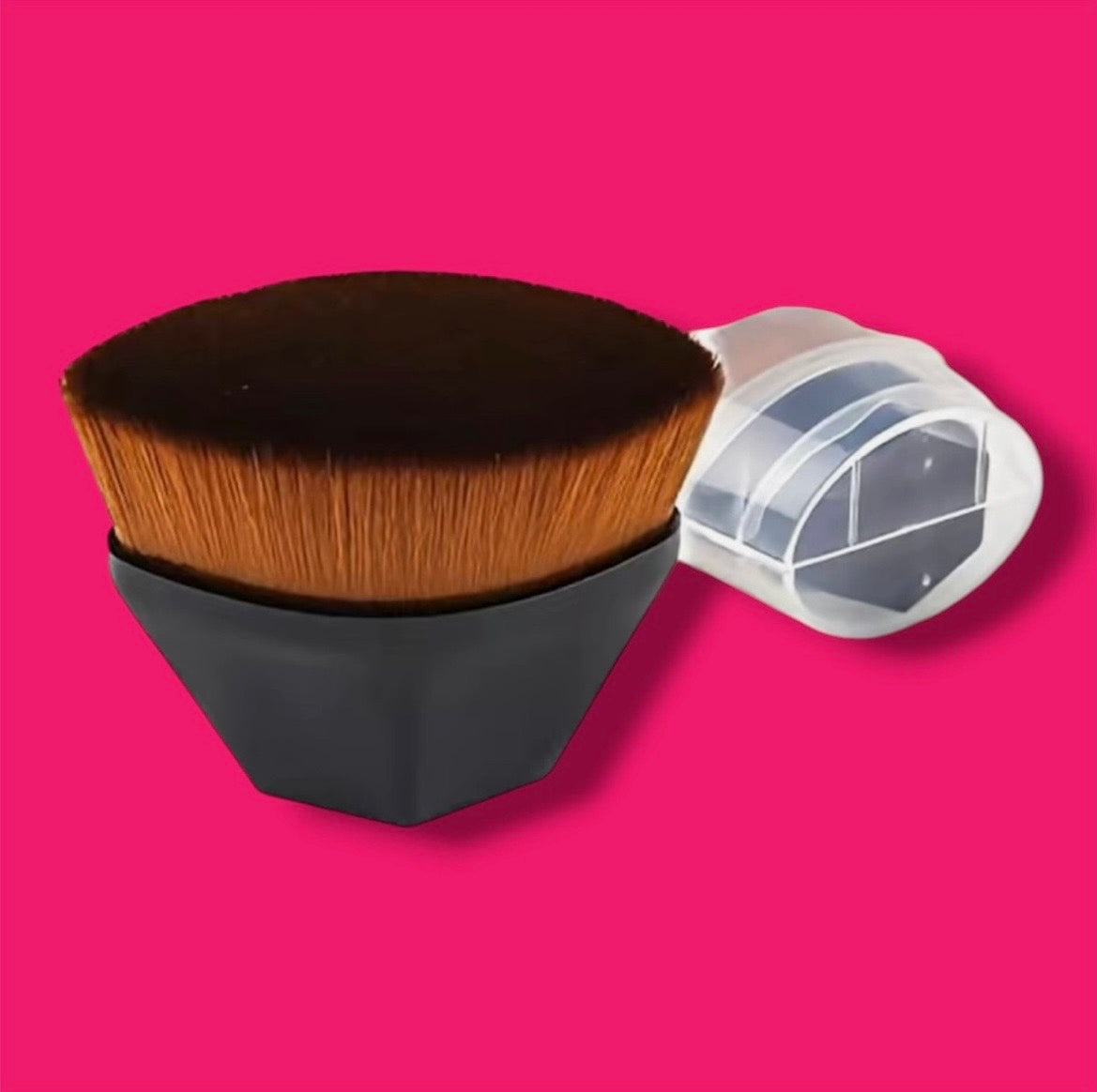 Foundation Makeup Brush Kabuki Face Flawless Powder Liquid Cosmetics with Case