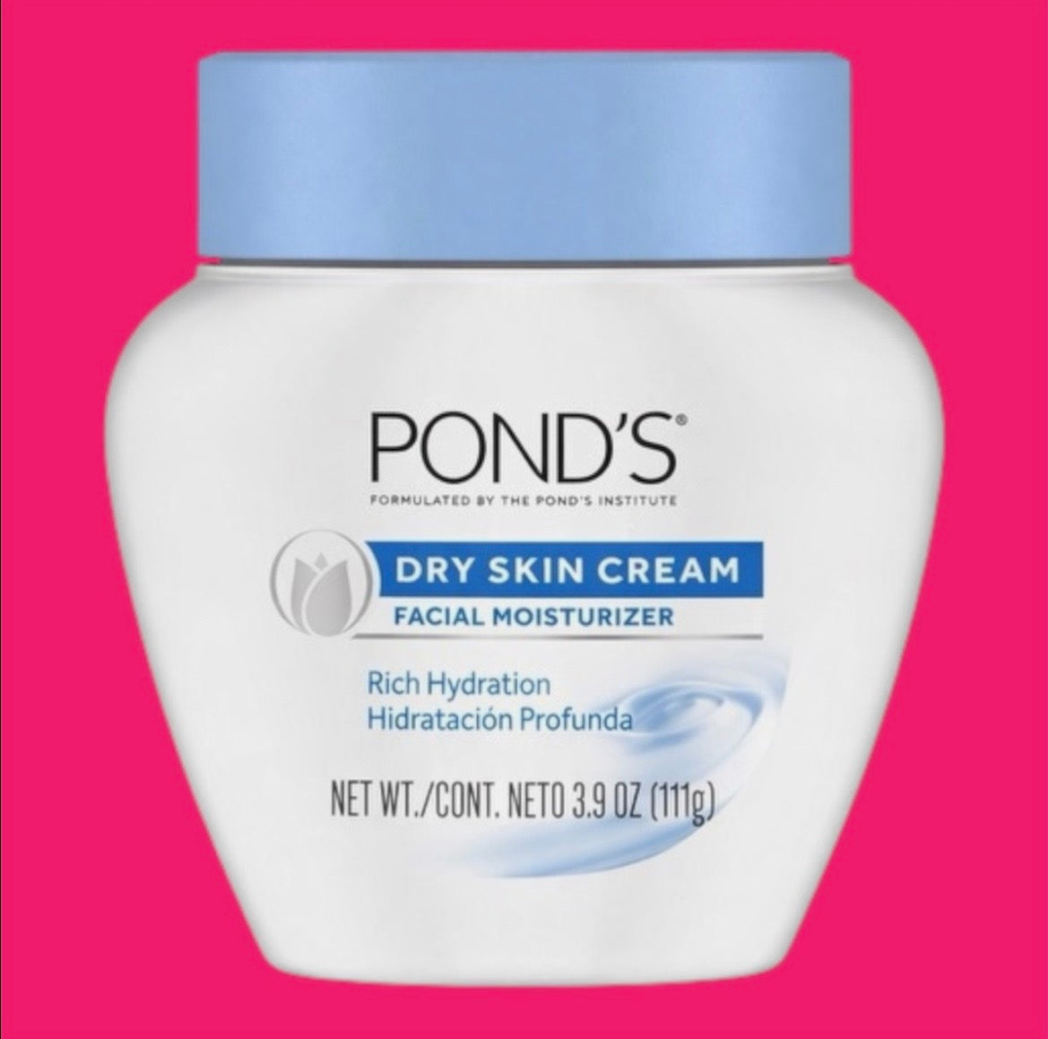 POND’S Dry Skin Cream Deep Hydrating Facial Moisturizer All Skin Types 3.9 OZ