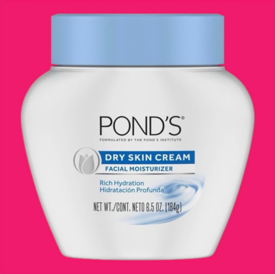 POND’S Dry Skin Cream Deep Hydrating Facial Moisturizer All Skin Types 6.5 OZ