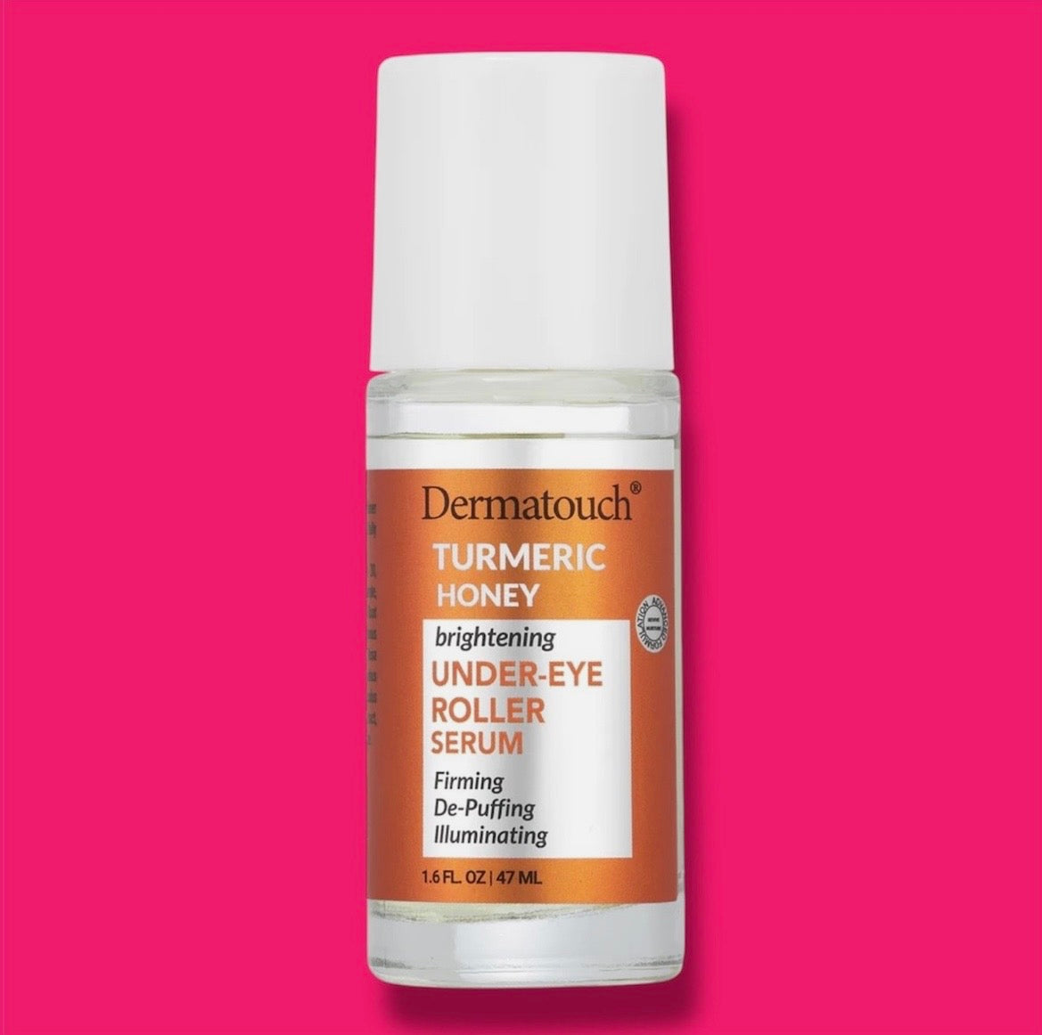 Dermatouch Turmeric Honey BRIGHTENING Under-Eye Roller Serum DE-PUFFING 1.6 fl