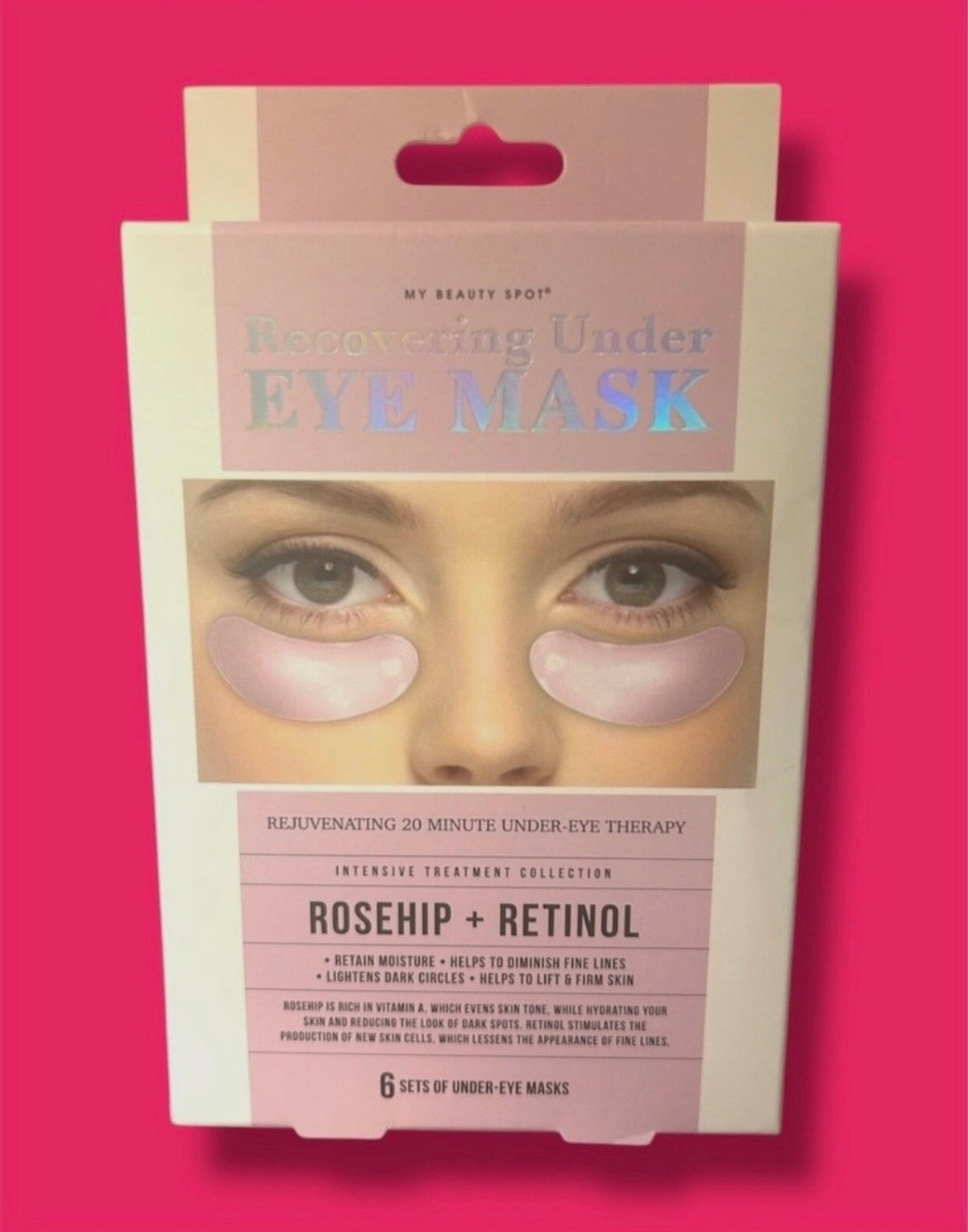 My Beauty Spot Recovering Under Eye Mask - Rosehip + Retinol