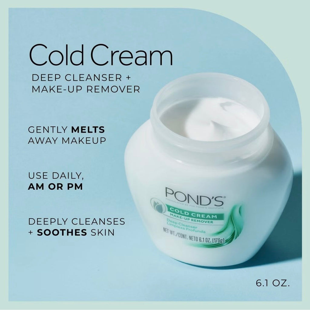 POND’S Fagrance-Free Cold Cream Cleanser & Make-Up Remover 6.1 oz