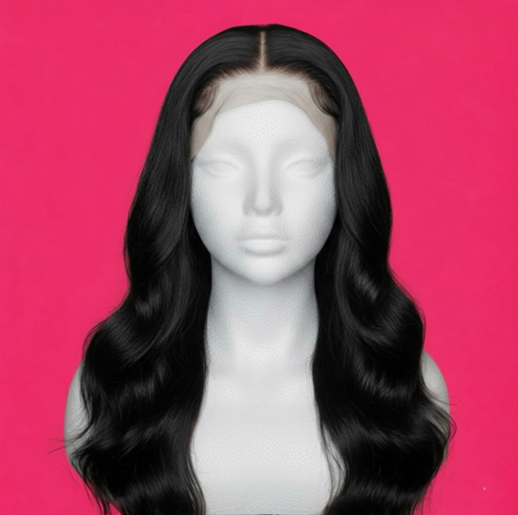 20 Inch Front Wig Lace Women's Wavy Long Fluffy Natural Look Hair “FASHION WIG”