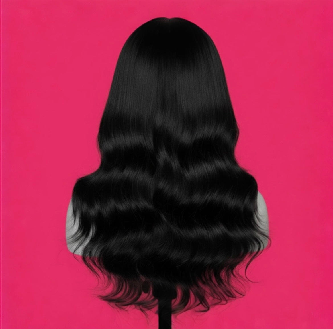 20 Inch Front Wig Lace Women's Wavy Long Fluffy Natural Look Hair “FASHION WIG”