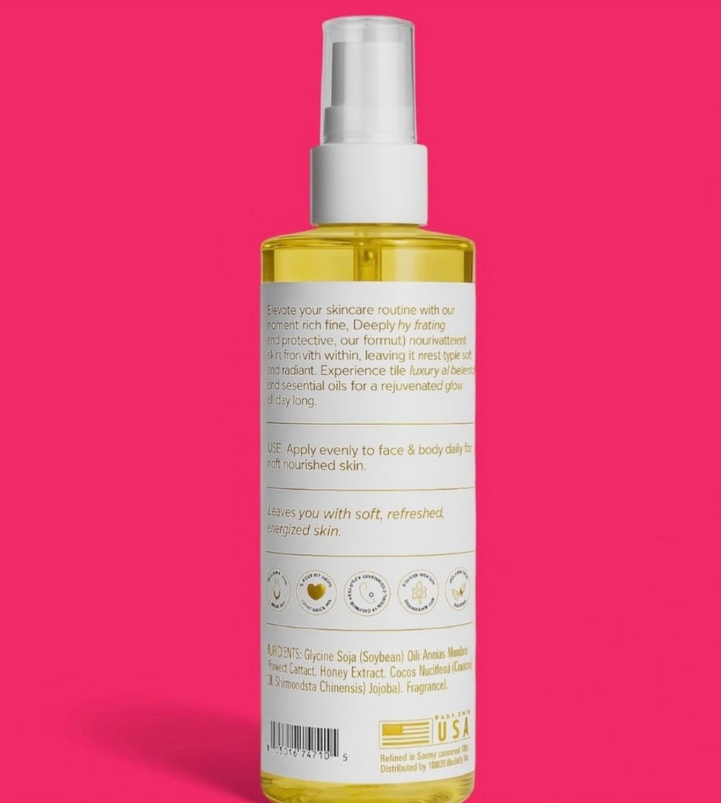 Arnica & Honey 5-in-1 Soothing Body Oil - Good for All Skin Types - 8 fl oz