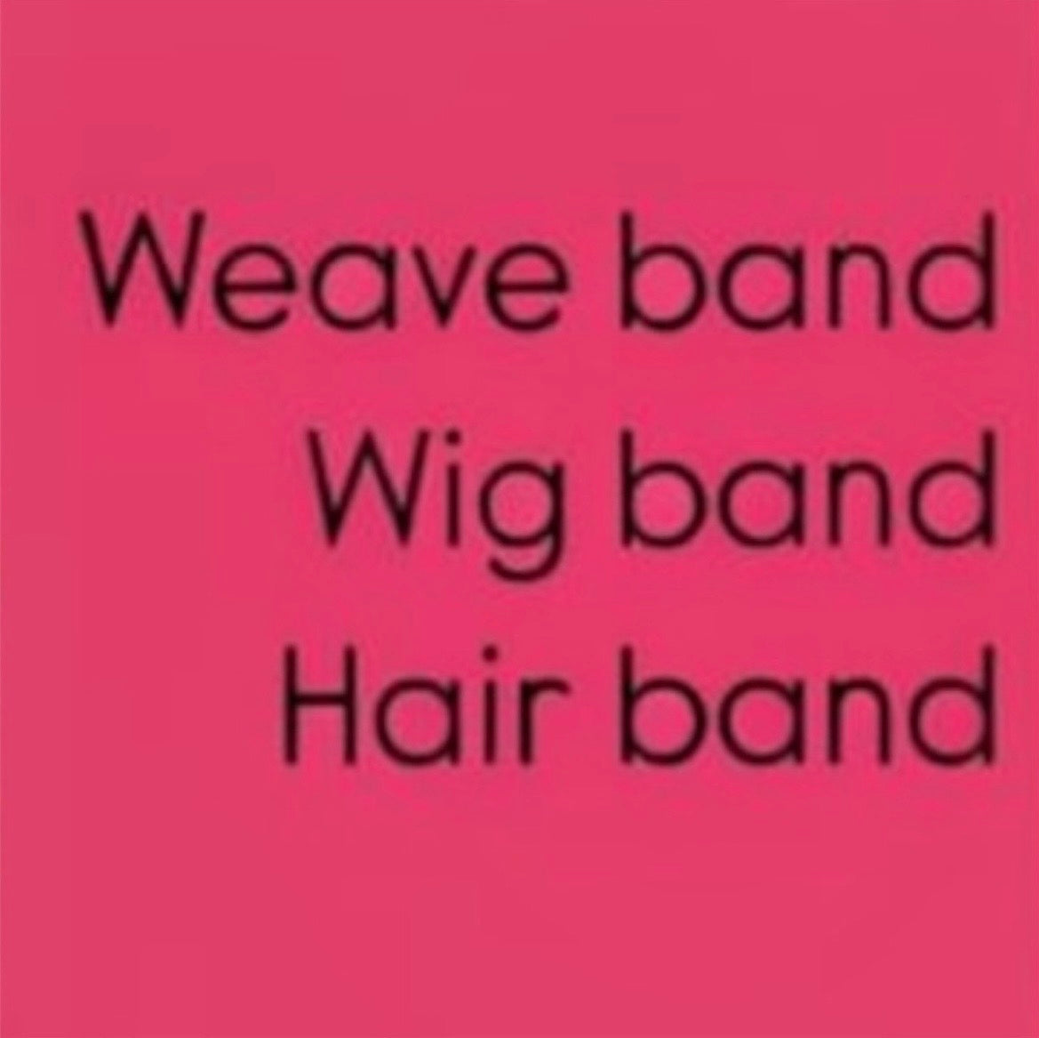 Black Edge Elastic Wig Band Adjustable Velcros Edge Laying Lace Melting Band