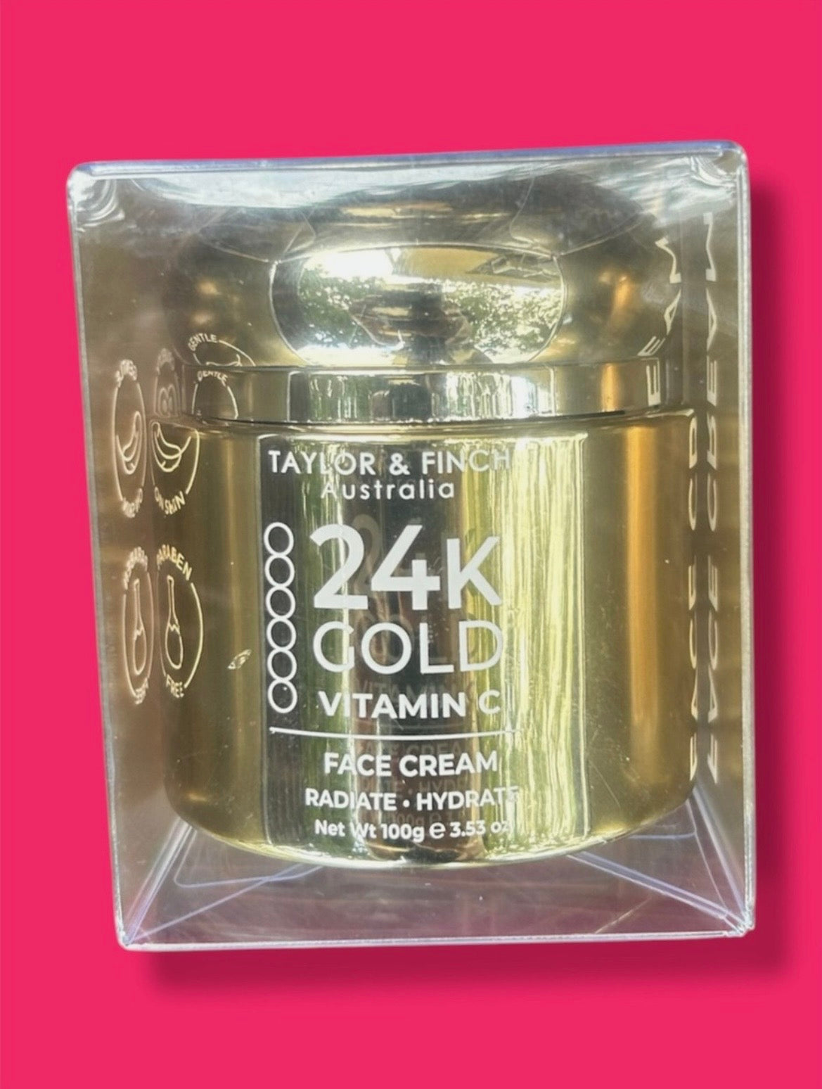 Taylor & Finch Australia 24K Gold Vitamin C Face Cream (PURE LUXURY) 3.38oz