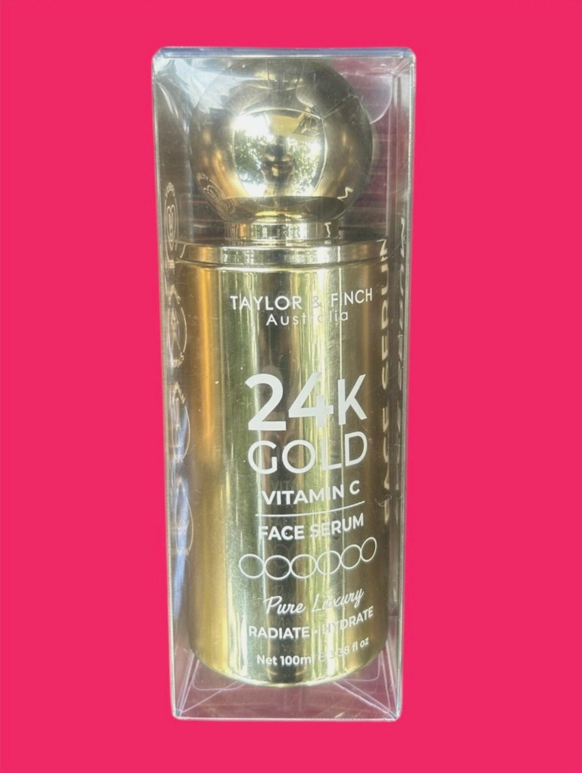 Taylor & Finch Australia 24K Gold Vitamin C Face Serum (PURE LUXURY) 3.38oz