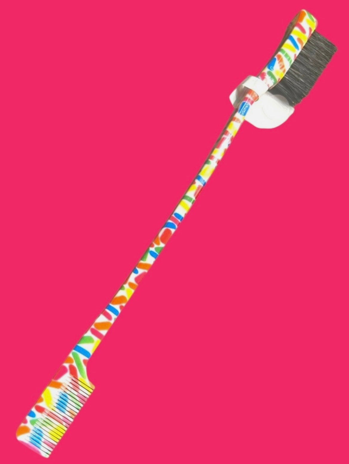 Beauty Double Side Edge Hair Brush with Boar Bristles, Poka Dots