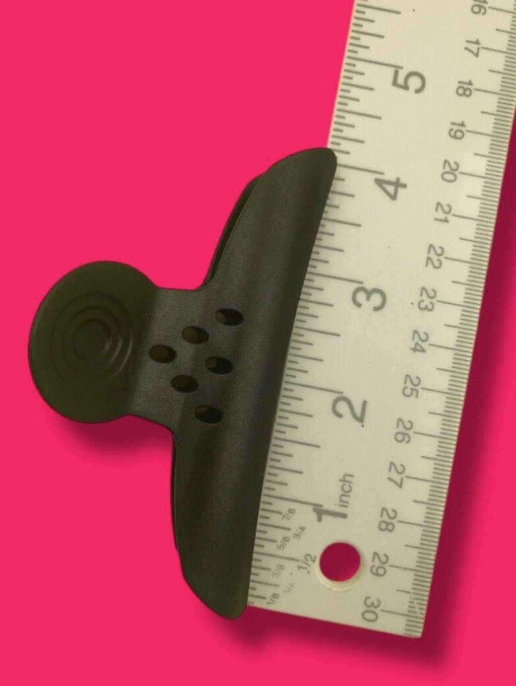 ANNIE 4" SECTION BUTTERFLY HAIR CLAW SALON CLIPS 4 PCS #3236 SILICONE TEETH