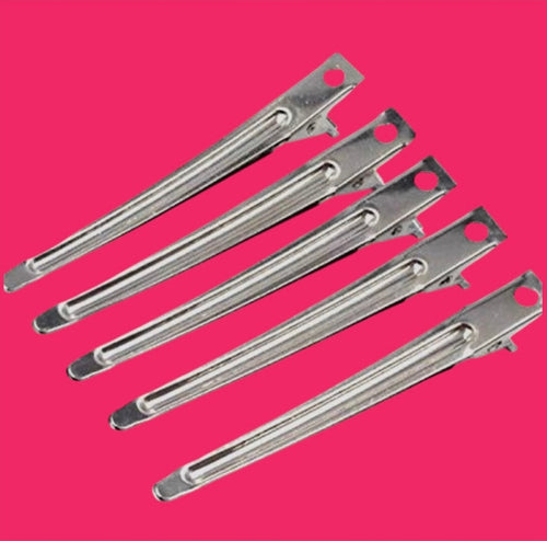 (12pcs) Diane Metal Hair Clips Duckbill Clips Alligator Styling Clips