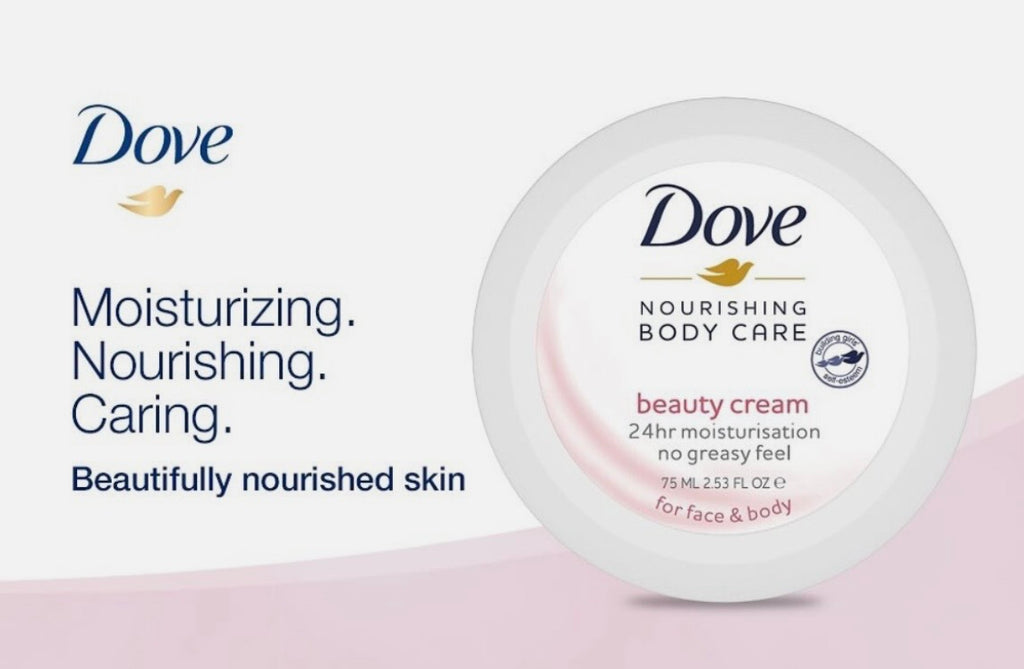 Dove Body Love Beauty Moisturizing Cream 2.53oz for Complete Daily Skin Care
