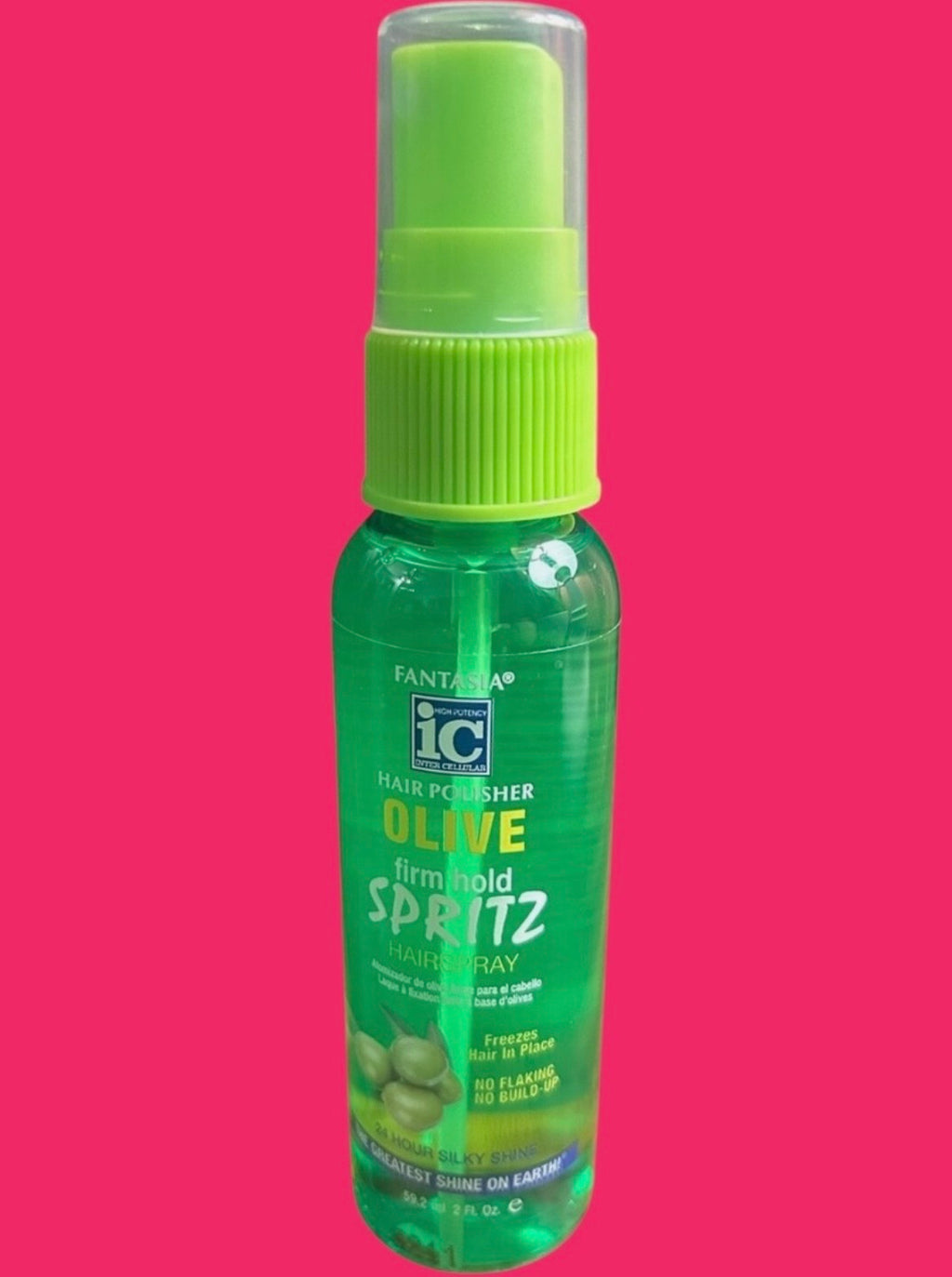 Fantasia IC Olive Hair Polisher Firm Hold Spritz Hair Spray 2oz