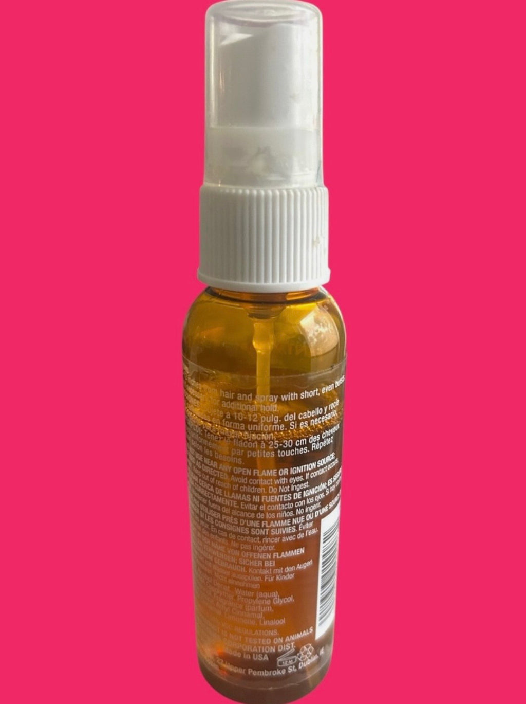 Fantasia Liquid Mousse Super Hold Spritz Hairspray Holding Power 2oz